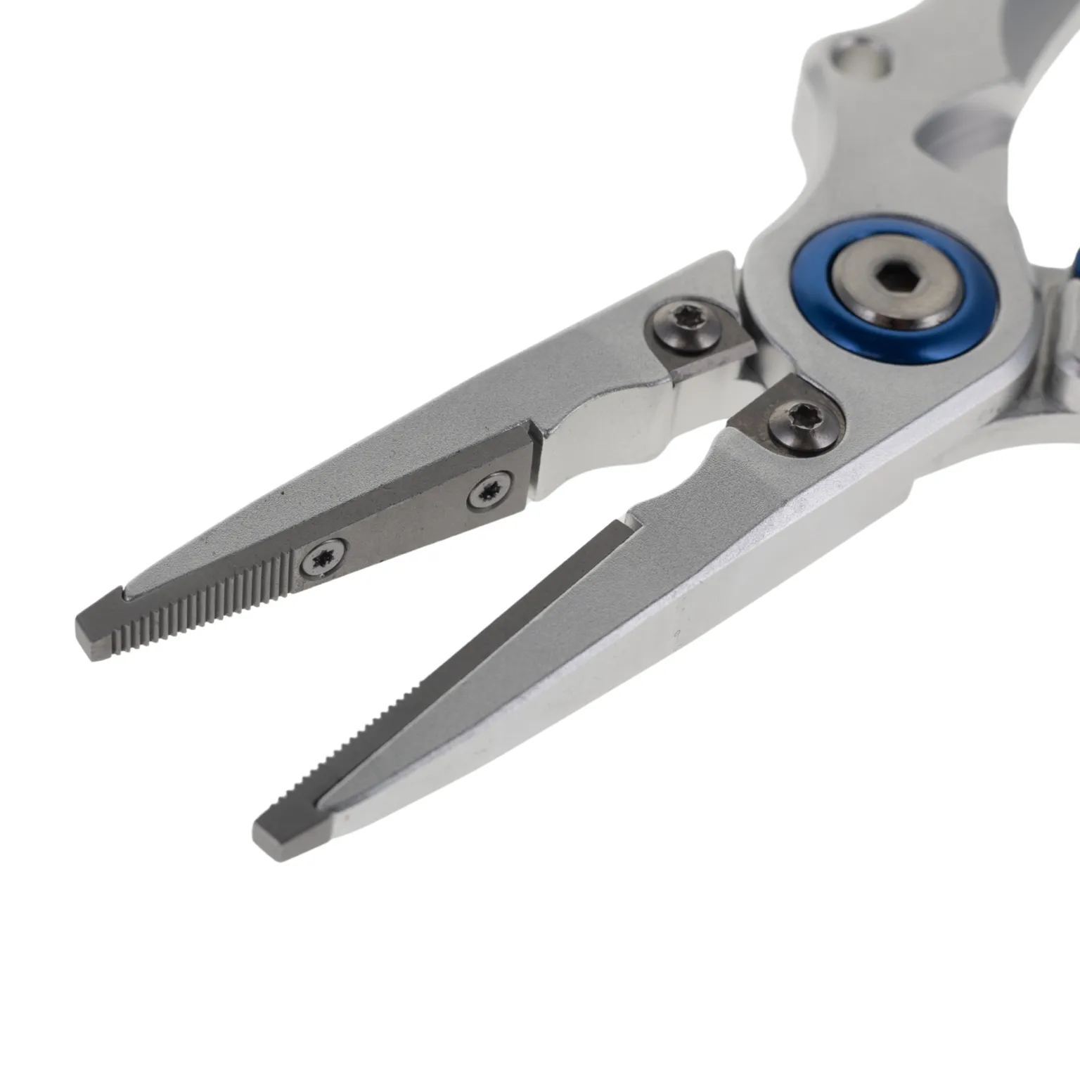 Reaction Tackle Aluminum Fishing Pliers – Split Ring or Straight Nose, Braid Cutter & Hook Remover - NEW