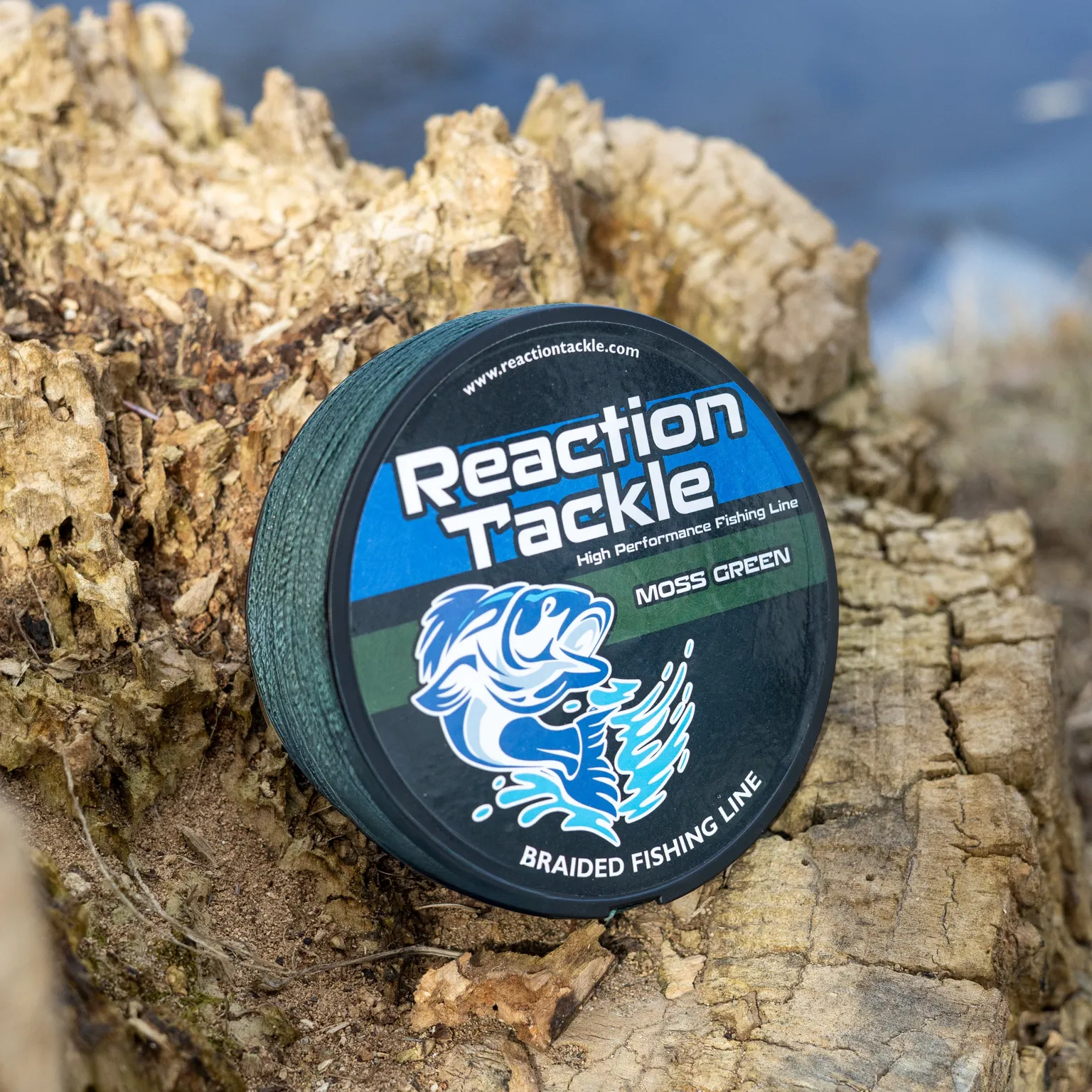Reaction Tackle Braided Fishing Line - Moss Green